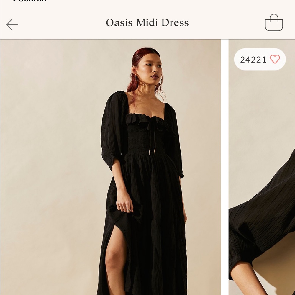 Free People Oasis MIDI Dress